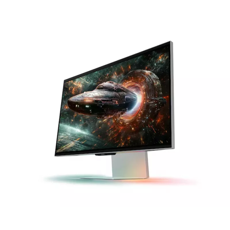 Monitors Samsung Odyssey 3D LS27FG902XUXEN 27 collu IPS 4K UHD 165Hz 1ms Sudraba