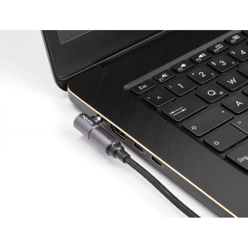 Strāvas kabelis DeLOCK 80781 0,15m USB C 8 kontaktu 20V