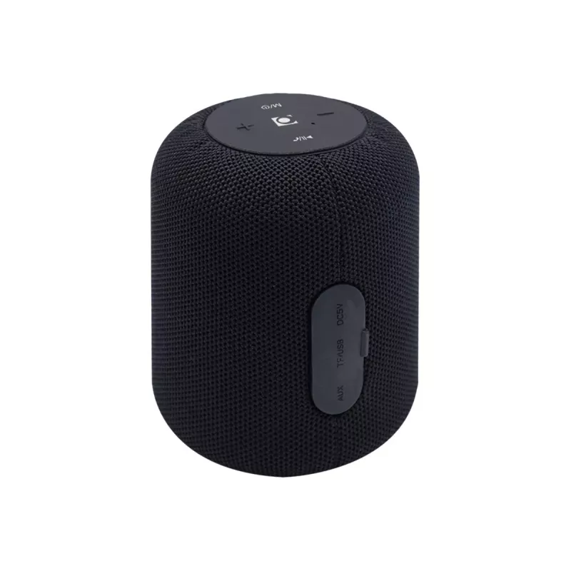 Mono pārnēsājamais skaļrunis Gembird SPK-BT-15-BK — 5 W RMS, Bluetooth, MicroSD, 1200 mAh, melns