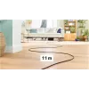 Putekļsūcējs Bosch BGB 41RD3H — 600 W, 4 L putekļu maisiņš, HEPA filtrs, 11 m darba rādiuss, teleskopiskā caurule, sarkans