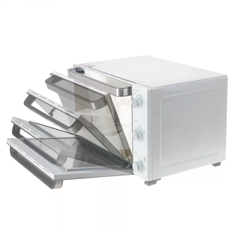 Elektriskā galda krāsns Adler AD 6027, 48 L ietilpība, 1800 W, balta