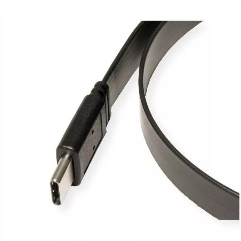 USB kabelis VALUE 11.99.9085 USB4 Gen 3x2 0.5 m USB C melns
