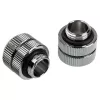 Bitspower Touchaqua Link Adapter Female G1/4 collu AG uz Link cauruli regulējams 16-22mm - 2 iepakojumā, Sudrabs