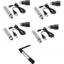 DMX bezvadu komplekts EUROLITE QuickDMX Sender 1x + baterija Receivers 4x (MPN 20000901)