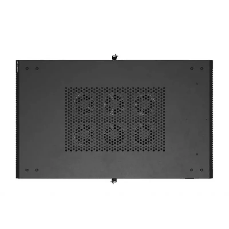 19 collu statīva skapis LANBERG FF01-6022-23B, 22U, 600×1000 mm, melns, perforētas durvis