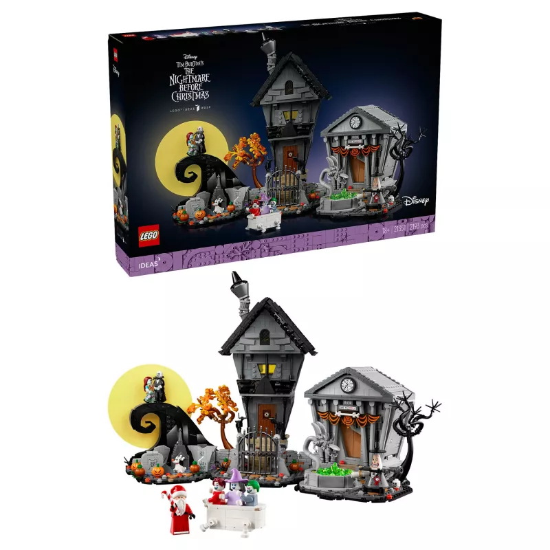 LEGO Ideas - Tim Burtona Disney filma „Murgs pirms Ziemassvētkiem” (21351)