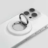 SODI abpusējs magnētiskā gredzena statīvs BM-350 balts, saderīgs ar MagSafe