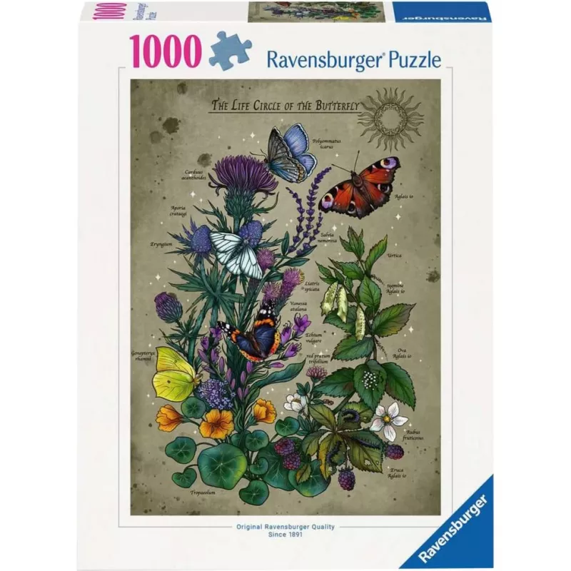 Galda spēle Ravensburger Circle of Life Butterfly 1000 gabaliņu