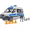 Mercedes-Benz Policijas Sprinter komplekts ar figūru un gaismas/skaņas moduli