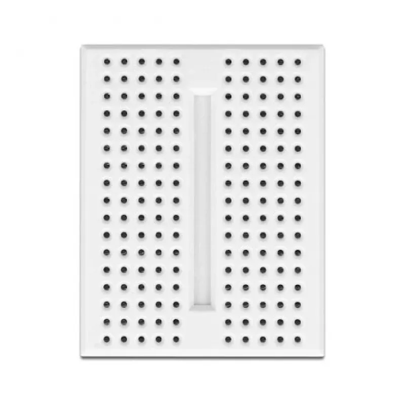 Maketēšanas plate DELOCK 18316 — bezlodēšanas prototipēšanas plate, plastmasa, 36×46×10 mm, balta
