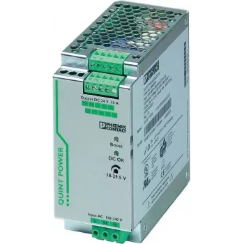 Phoenix Contact QUINT PS/1AC/24DC/10 - barošanas bloks (iespējama montāža uz DIN sliedes) - maiņstrāva 100 - 240/līdzstrāva 110 - 250 V