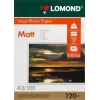 Lomond foto tintes papīrs Matte 120 g/m² A3, 100 loksnes