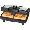 Clatronic WA 3606 vafeļu panna 2 vafeles Melns, nerūsējošais tērauds 800 W