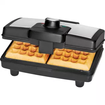 Clatronic WA 3606 vafeļu panna 2 vafeles Melns, nerūsējošais tērauds 800 W