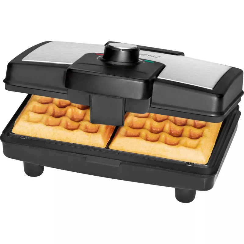 Clatronic WA 3606 vafeļu panna 2 vafeles Melns, nerūsējošais tērauds 800 W