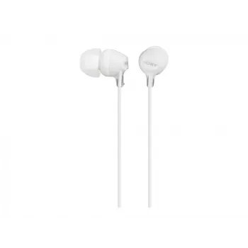 Sony MDR-EX15LP, vadu, 8 - 22000 Hz, mūzika, 3 g, austiņas, balta