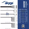 Barošanas bloks Akyga AK-C1-600 ATX 600W PRO SERIES