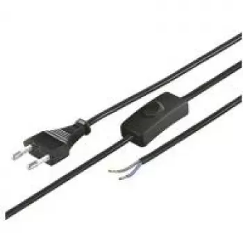 Slēdža kabelis Goobay NK 105 SWITCH S-150, melns, 1,5 m