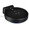 Robot vacuum cleaner TEESA Smart VAC 2 — apaļš, melns, 1000 Pa sūkšanas jauda, 9,6V/2000mAh Li akumulators, 0,2 L putekļu kaste, Wi‑Fi, automātiska atgriešanās