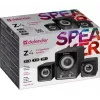 DEFENDER Z4 vadu 2.1 skaļruņi, 11 W RMS, melni, USB 5V barošana, 3,5 mm austiņu izeja