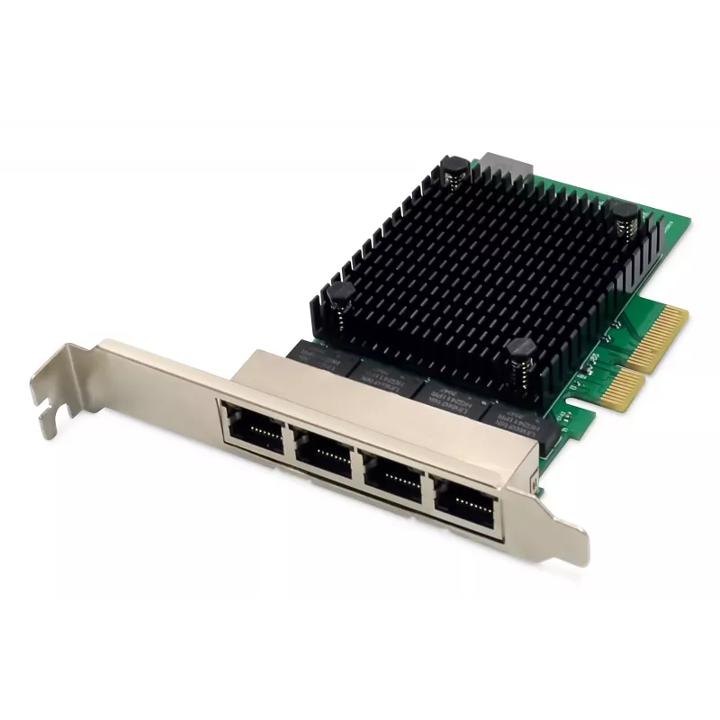 Digitus 4 portu 2,5 Gigabit Ethernet tīkla karte PCI Express Realtek mikroshēmojums