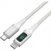 4smarts USB-C uz USB-C kabelis DigitCord 100W 1.5m. balts