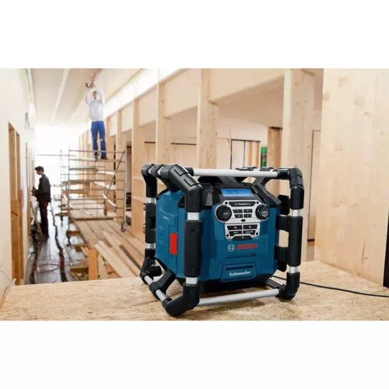 Bosch GPB 18V-5 C Professional Pārnēsājams digitāls radio, alumīnija, melns, zils