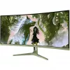 Izliekts datora monitors Arozzi Nova 34 collas (86,4 cm) 3440×1440 21:9 LED 1 ms Zaļš