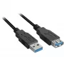 USB kabelis Sharkoon 2m 2xUSB3.0-A