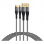 EFB Elektronik USB-A uz USB-C kabeļu komplekts 60W QC 3A 2x2m - Digitāls/Dati (USB-AC-00007)