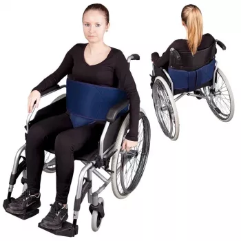 Ratinkrēsla stabilitātes josta Aston SECUBACK III regulējams drošs piegulums garums 150 cm platums 200 mm