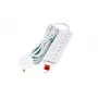 Microconnect MC-UKSURGESTRIP4-5M strāvas pagarinātājs 4 maiņstrāvas kontaktligzdas Iekštelpām Balts