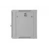 19 inch 9U 600x450 pelēks sienas montāžas skapis, perforēts
