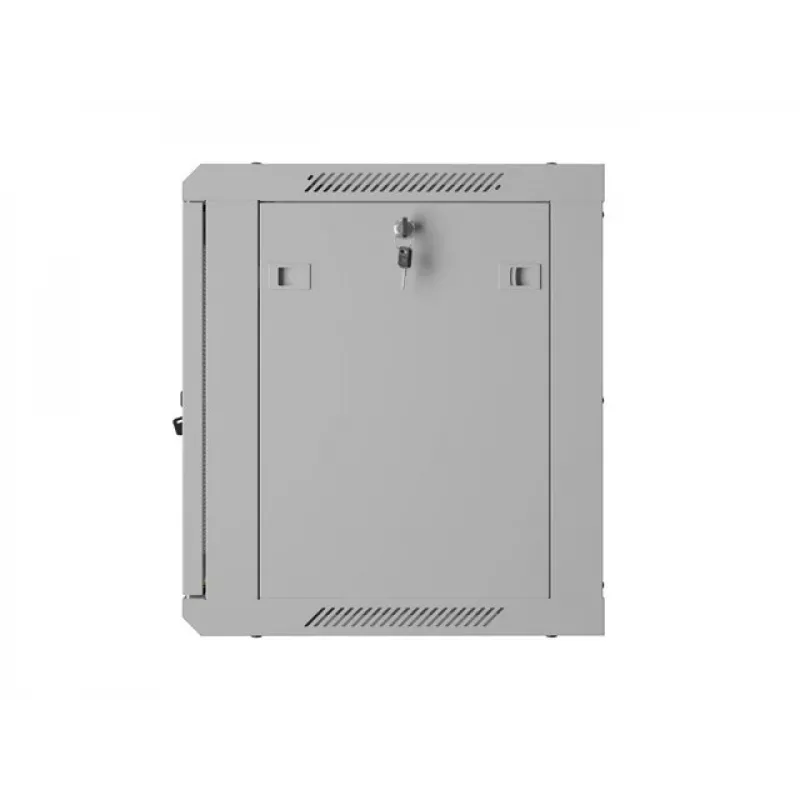 19 inch 9U 600x450 pelēks sienas montāžas skapis, perforēts