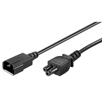 Microconnect PE080618 strāvas kabelis melns 1,8 m C14 savienotājs C5 savienotājs