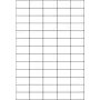 HERMA 10778 izgrieztas uzlīmes 3.81 cm x 2.12 cm 65 uzlīmes uz lapas