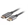 Lanberg CA-DPHD-20CU-0018-BK video kabeļa adapteris 1.8 m DisplayPort HDMI A tipa (standarta) Melns, Sudrabs