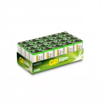 Vienreizējā baterija GP baterijas Super Alkaline 1604A 9V Alkaline