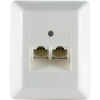 Kontaktligzda ShiverPeaks BS74240-4, balta, vienvietīga elektrības sienas kontaktligzda
