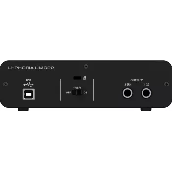 Behringer UMC22 papildu mūzikas aprīkojums Koncertu/Studijas priekšpastiprinātājs