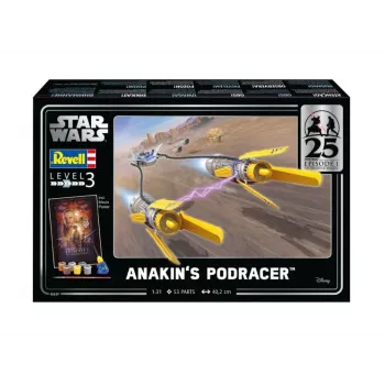Revell 05639 Anakin's Podracer EP1 25. jubilejas salikšanas modelis, dāvanu komplekts