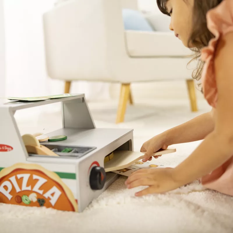 Rotāļu virtuves piederums Spin Master Melissa & Doug Top & Bake Picu lete, rotaļu picu komplekts