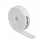 Montāžas lente DeLOCK Velcro lente rullī, garums 2 m, platums 15 mm, balta