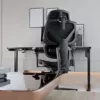 Spēļu krēsls thunder x3 FLEX Pro Fabric pelēka — ergonomisks grozāmais sēdeklis, regulējami roku balsti un atgāšanās