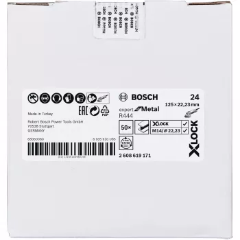 Bosch 2 608 619 171 rotējošā instrumenta slīpēšanas/slīpēšanas piederums Tērauds Slīpēšanas disks