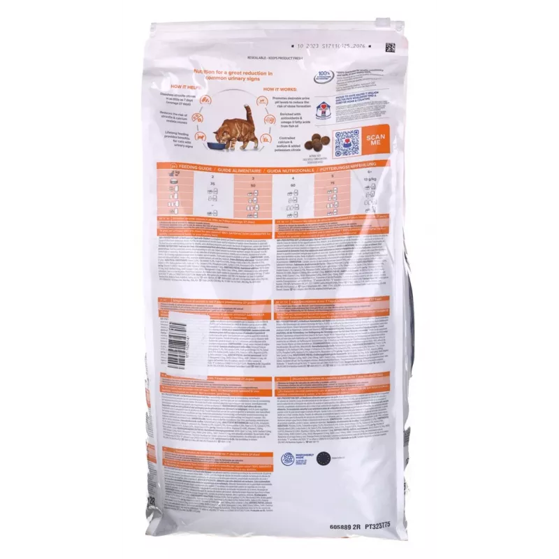HILL'S PRESCRIPTION DIET Feline c/d Urinary Care Multicare sausā kaķu barība ar vistu 8 kg