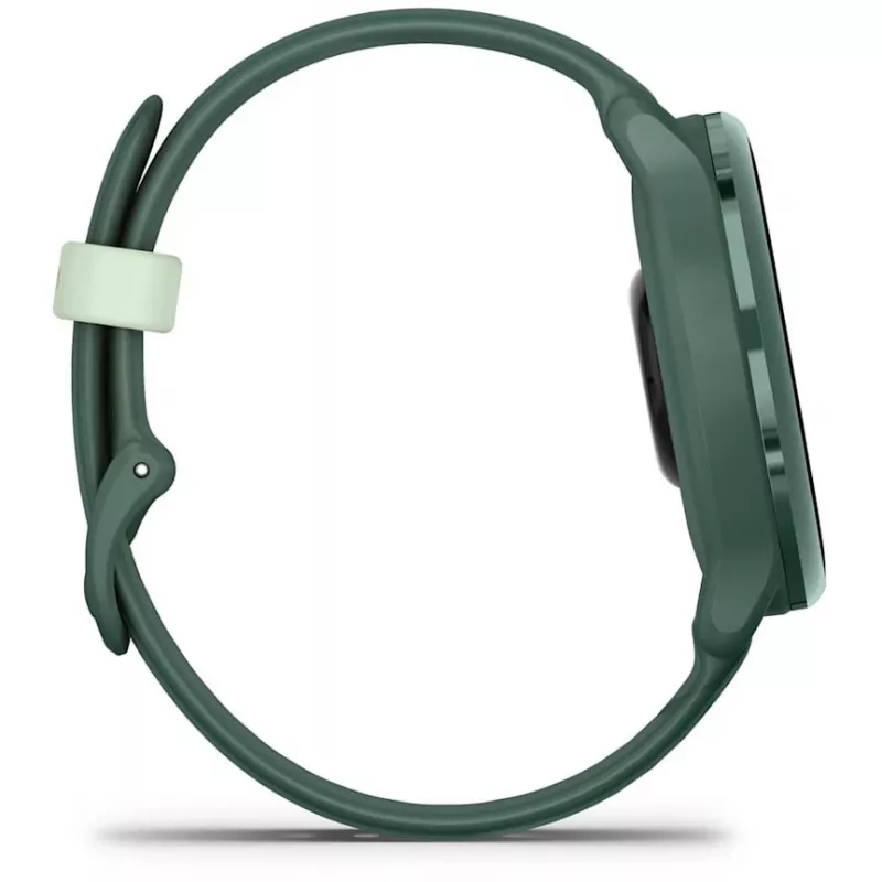 Viedpulkstenis GARMIN vívoactive 6 – sporta pulkstenis, 42 mm alumīnija/polimēra korpuss, AMOLED 1,2 collas, GPS, 5 ATM, optiskais HR, SpO2, 8 GB, zaļš