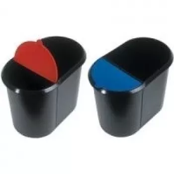 helit vāks atkritumu papīra grozam Duo-System H61039, sarkans (H7360325) (H7360325)
