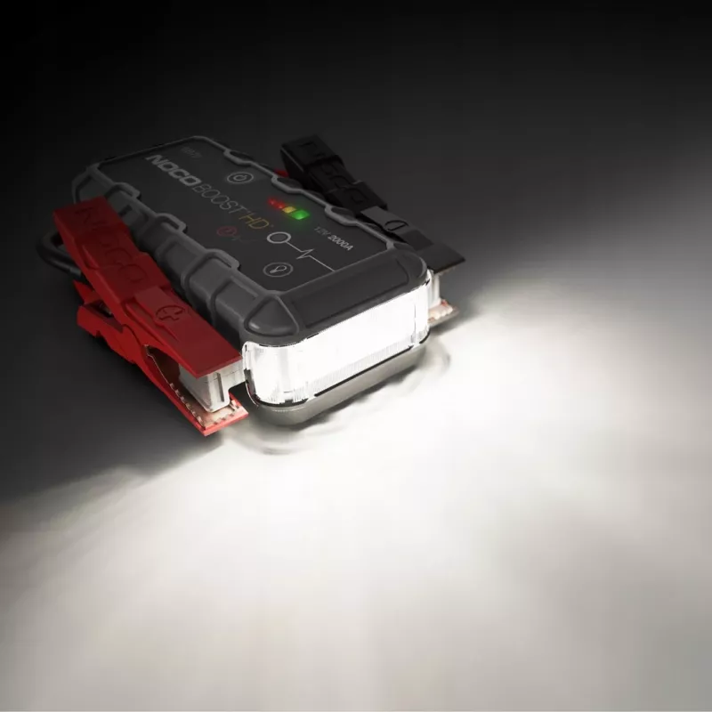 NOCO GB70 Boost 12V 2000A Jump Starter startera ierīce ar integrētu 12V/USB akumulatoru