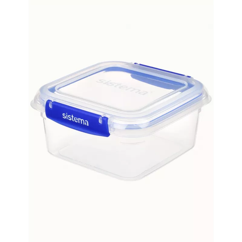 Sistema Plastics Sistema 881650, trauks, kvadrātveida, 1,15 l, caurspīdīgs, plastmasa, Jaunzēlande